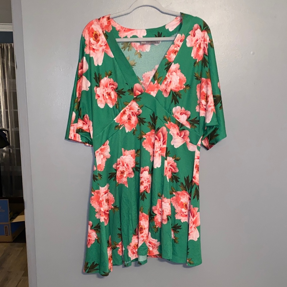 ASOS V neck floral dress